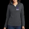 Ladies Pinpoint Mesh 1/2 Zip Thumbnail