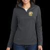 Ladies Pinpoint Mesh 1/2 Zip Thumbnail