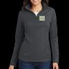 Ladies Pinpoint Mesh 1/2 Zip Thumbnail