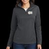 Ladies Pinpoint Mesh 1/2 Zip Thumbnail