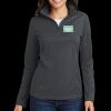 Ladies Pinpoint Mesh 1/2 Zip Thumbnail