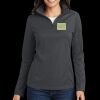 Ladies Pinpoint Mesh 1/2 Zip Thumbnail
