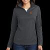 Ladies Pinpoint Mesh 1/2 Zip Thumbnail