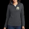 Ladies Pinpoint Mesh 1/2 Zip Thumbnail