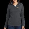 Ladies Pinpoint Mesh 1/2 Zip Thumbnail