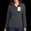 Ladies Pinpoint Mesh 1/2 Zip Thumbnail