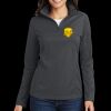 Ladies Pinpoint Mesh 1/2 Zip Thumbnail