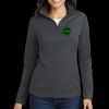 Ladies Pinpoint Mesh 1/2 Zip Thumbnail