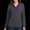 Ladies Pinpoint Mesh 1/2 Zip Thumbnail